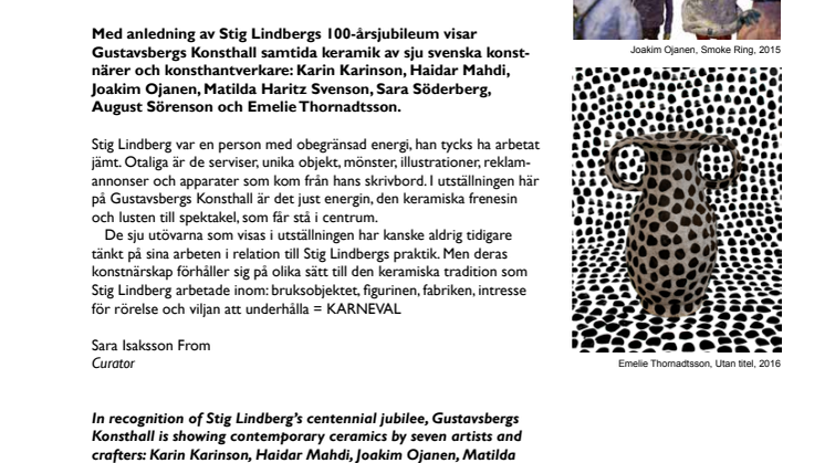 VERNISSAGE KARNEVAL!