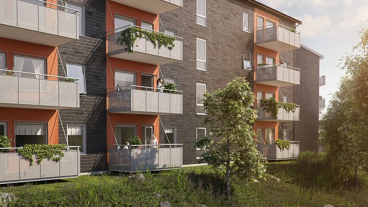 Illustrationsbild - BoKlok Utsikten, Karlskrona