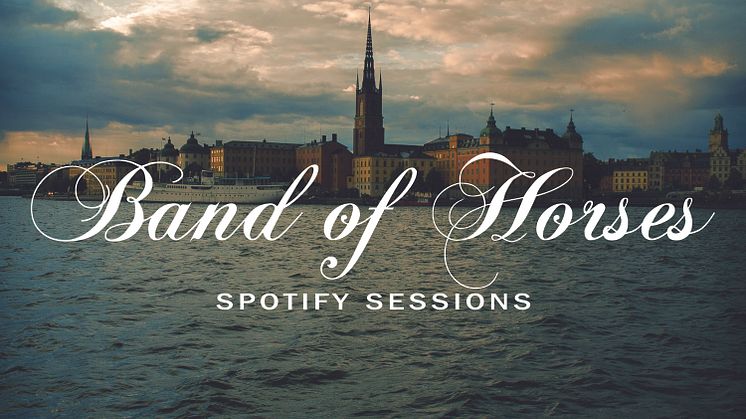 Sverigeaktuella Band of Horses släpper Live EP från Stockholmsspelning