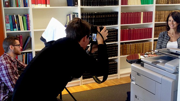 Bakom kulisserna fotografering