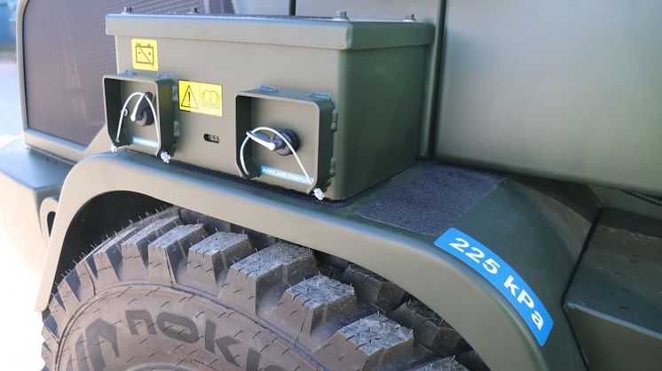 Volvo hjulastare L35G - avskiljare batteri FMV