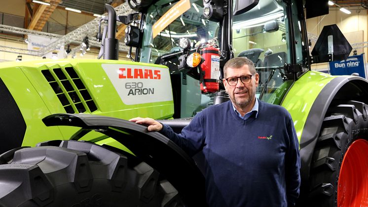 Håkan Bårring är traktorchef för CLAAS traktorer på Swedish Agro Machinery. Foto: Swedish Agro Machinery