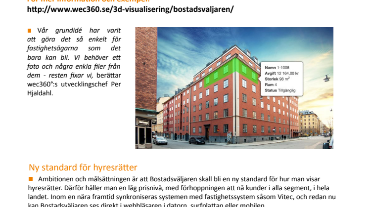 Bostadsväljare för hyreslägenheter