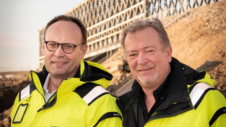 Det har varit en tuff tid för Peter Eriksson och Hans-Erik Kristensson som arrangerar Entreprenad Live. Bild: Entreprenad Live