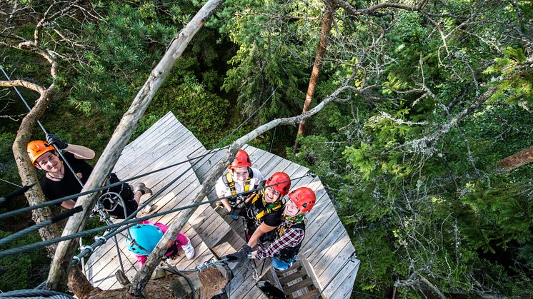 ​Little Rock Lake Zipline i Småland får högsta betyg