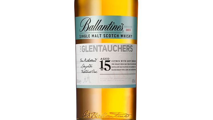 Prisvinnande whiskyn Glentauchers 15YO lanseras nu i Systembolagets fasta sortiment