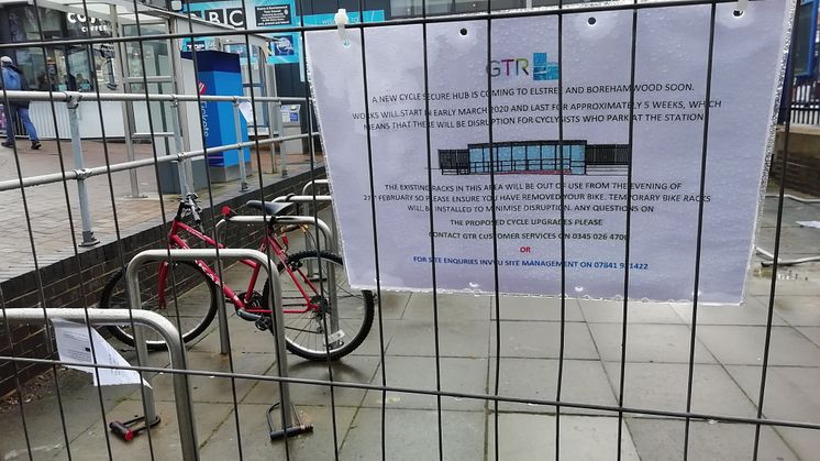 Elstree and Borehamwood cycle racks