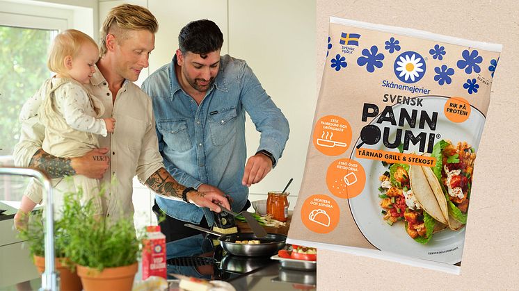 Skånemejerier utökar sitt populära utbud av Pannoumi®, nu gör en tärnad variant ostburgaren, ostfilén och den rivna osten sällskap. Ett utmärkt protein till både prisvärda vardagsmåltider och lyxigare helgmåltider.