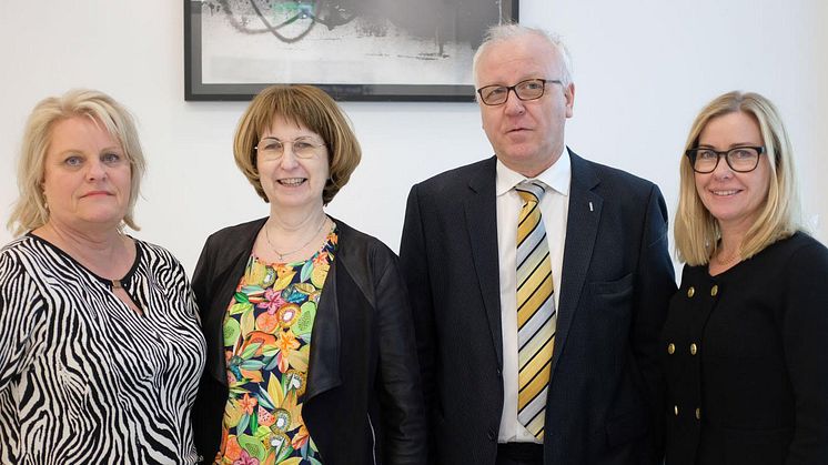 Fr. vänster: Anna-Sophie Westman, Ann Sundbom, Peter Lazarz, Martina Jäghagen Lind