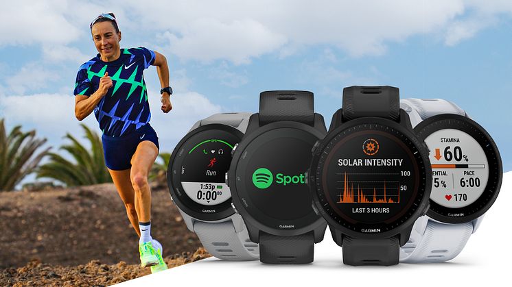 Nicht nur beim Training, sondern auch im aktiven Alltag sorgen die neuen Forerunner Serien für ein gutes Gefühl und einen Überblick über die eigene Fitness und Gesundheit.