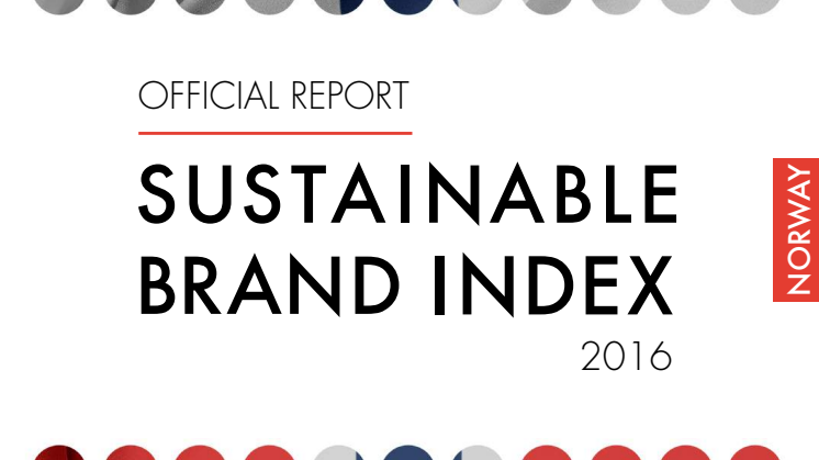 Sustainable Brand Index 2016 - Official Report Norway