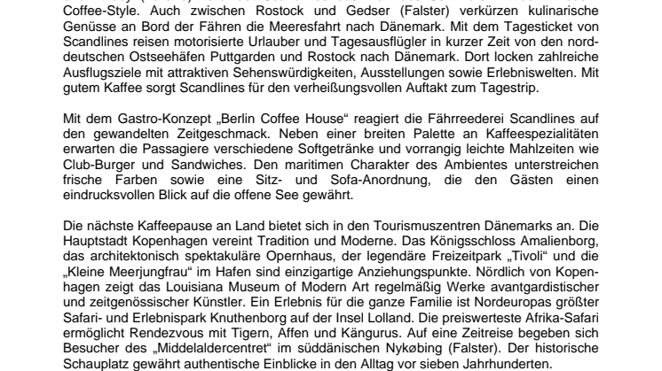 Coffee to sea – im mobilen Café übers Meer