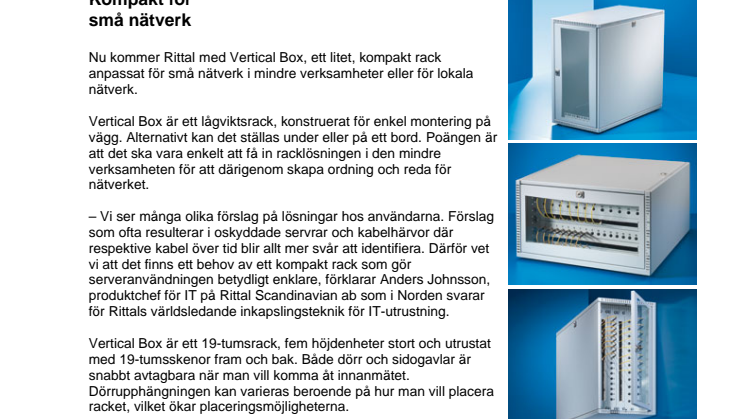 Kompakt för små nätverk