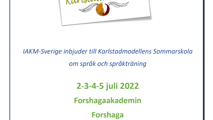 Inbjudan till sommarskola
