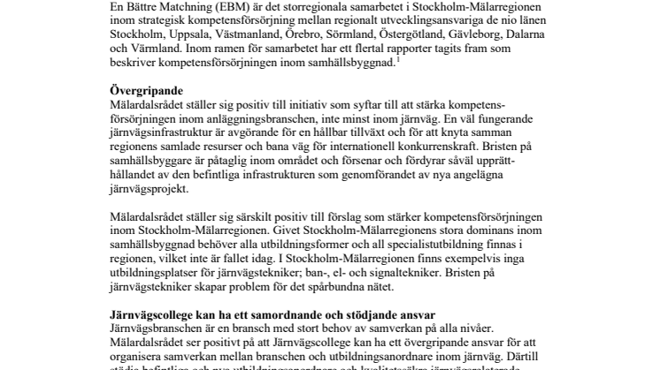 Mälardalsrådet - Yttrande Järnvägscollege.pdf