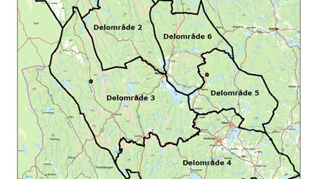 Karta Björnjaktsområden