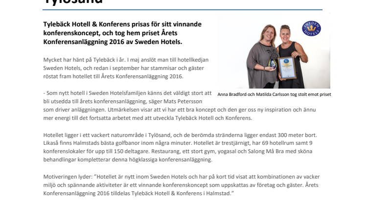 En högklassig konferensanläggning i Tylösand