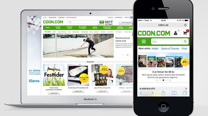 CDON.com lanserar ny mobilsajt