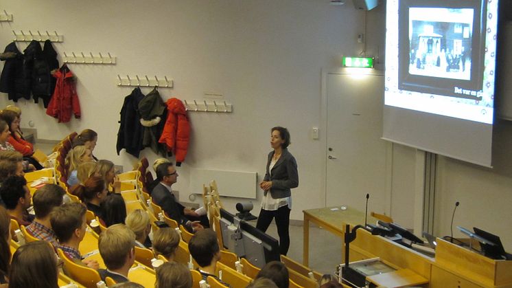Anna Borgeryd föreläste på Umeås arbetsmarknadsdag Uniaden