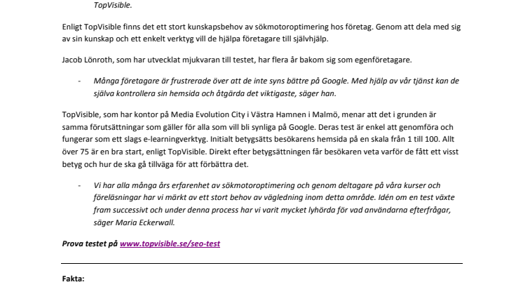 Ny tjänst gör alla till experter på sökmotoroptimering