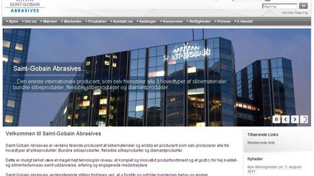 Saint-Gobain Abrasives lancerer ny hjemmeside