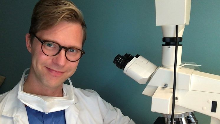 Gustav Stålhammar. Foto: S:t Eriks Ögonsjukhus