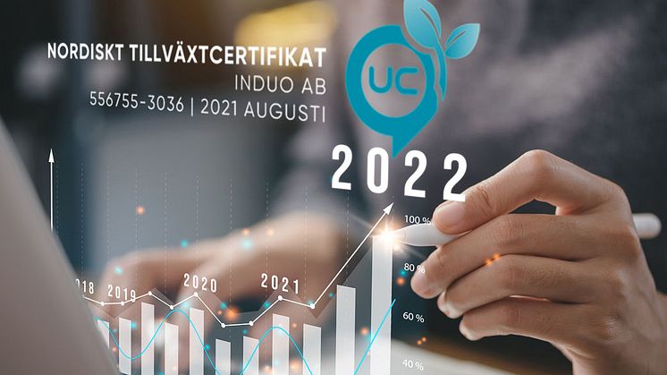 UC tilldelar Induo utmärkelsen Nordiskt Tillväxtföretag