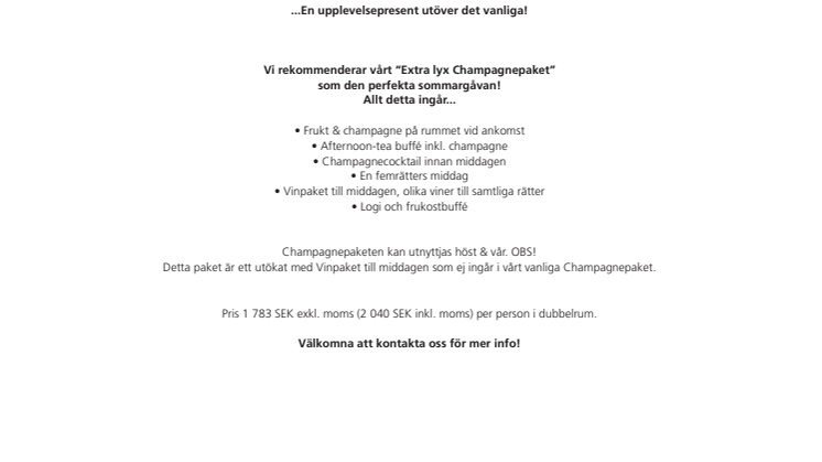 Glöm inte dina anställda - Sommargåvan!