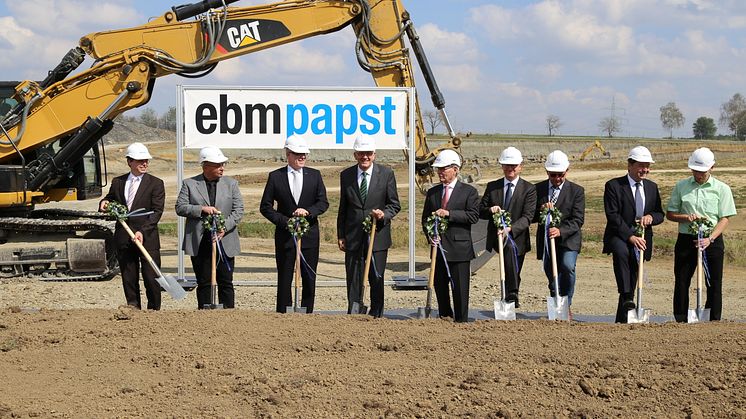 ebm-papst bygger nytt logistikcenter i Hollenbach