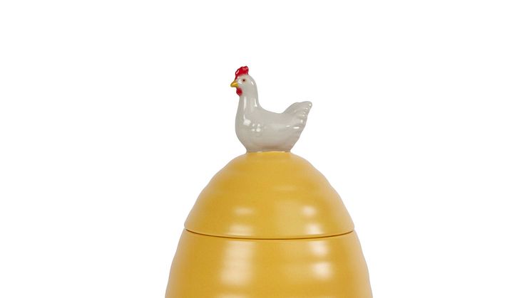 Ellen jar with lid hen - 5018450_front