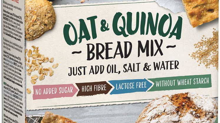 Havre og Quinoa brødblanding