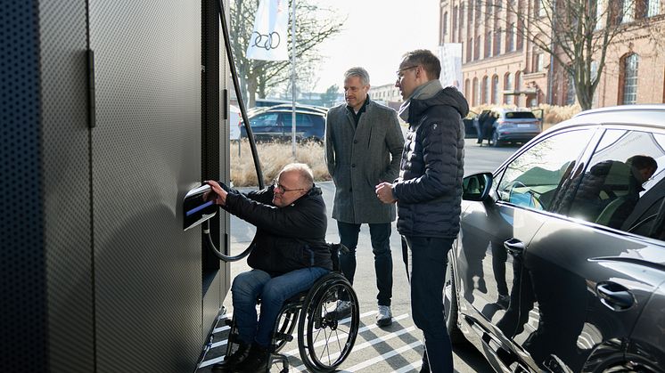 Audi charging hub Frankfurt