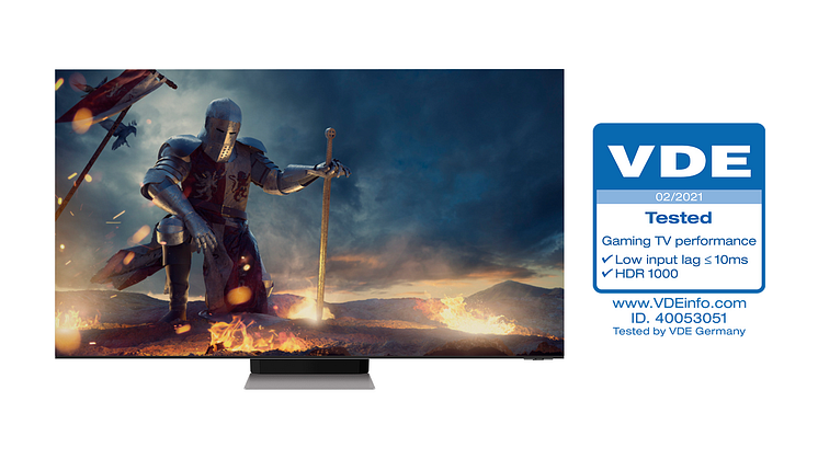 [Photo] Neo QLEDs Receive Industry First Gaming TV Performance Certification from VDE 3
