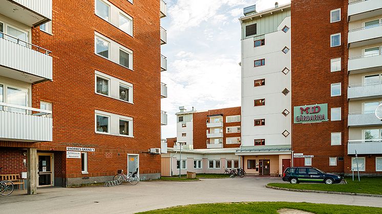 Under natten till tisdag uppstod en brand i hissen vid Midgårdarnas korttidsboende i Boden.