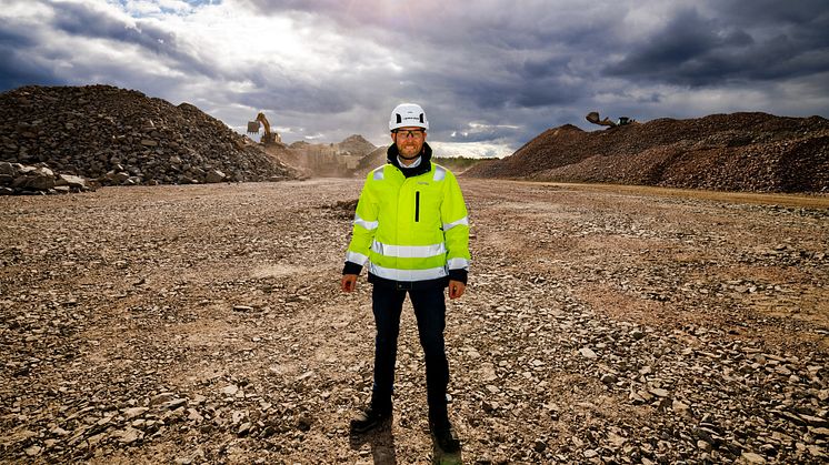 "En smått historisk dag för den gröna stålstaden Boden”, summerar Bodens kommunalråd Claes Nordmark, på plats på Boden Industrial Park. Foto: Mats Engfors, Fotographic