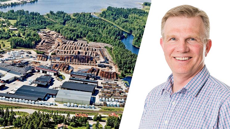 Pelle Berglund, affärsrådgivare på BizMaker har stöttat personer som drabbats av nedläggningen av sågverket i Östavall (Källa: Norra Skog)