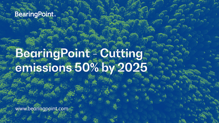 BearingPoint - Cutting emissions 50% by 2025