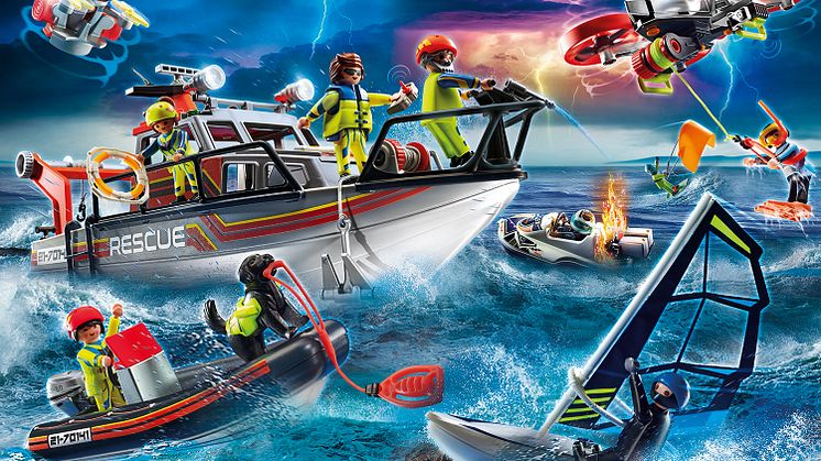 Die PLAYMOBIL-Seenotrettung startet zu neuen Einsätzen