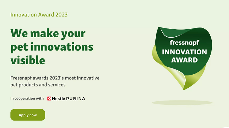 Die besten Produkte & Services fürs Haustier gesucht: Fressnapf-Gruppe & PURINA vergeben „Innovation Award“ 