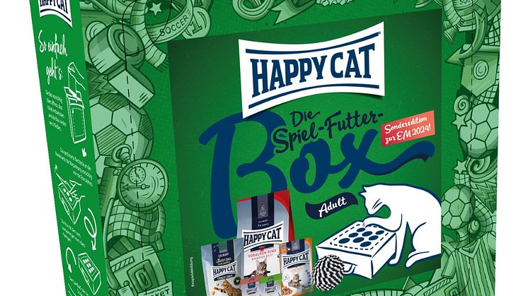 Happy Cat Futter-Spiel-Box: Sonderedition anlässlich der EM 2024