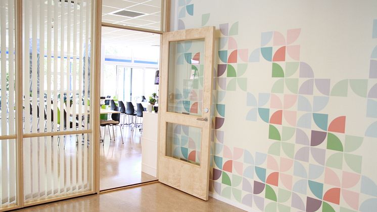 Alma Norge AS almavegg og kantine