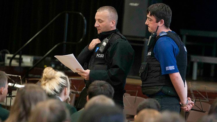 Pupils learn about hate crime