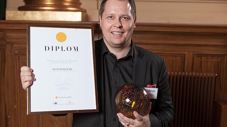 NetOnNet vann Web Service Awards