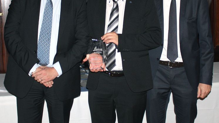 Conrad får DISTO™ Platinum Award från Leica Geosystems