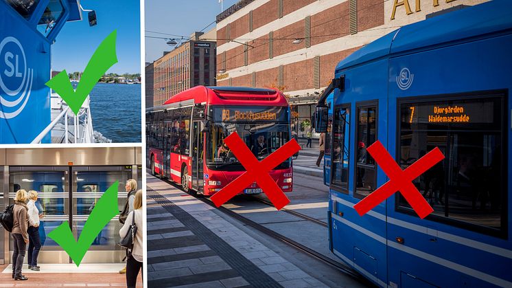 Så åker du kollektivt under Stockholm Marathon 1 juni