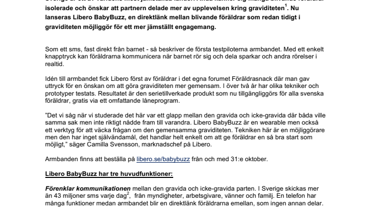 Delad graviditet med världens första gravidarmband – ett nytt sätt att uppleva barnets sparkar