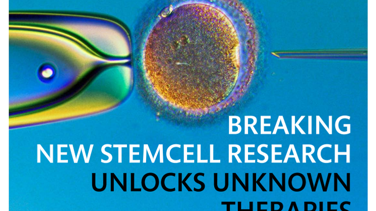 Breaking New Stemcell Research Unlocks Unknown Therapies - Session at BIO2009 Atlanta