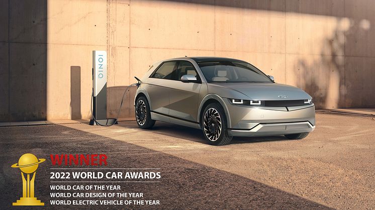 Hyundai ONIQ 5 tar hem storsegern på World Car Awards med vinst i samtliga 3 nominerade kategorier. 