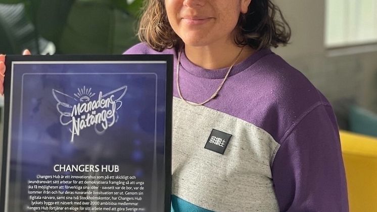 Changers Hub är Månadens Nätängel september 2022