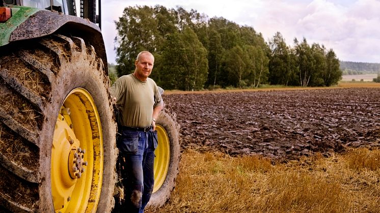 Genrebild, lantbrukare. Foto: Scandinav bildbyrå.